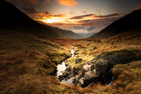 Sunset In the Wrynose Pass